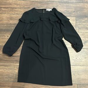 Long sleeve shift dress